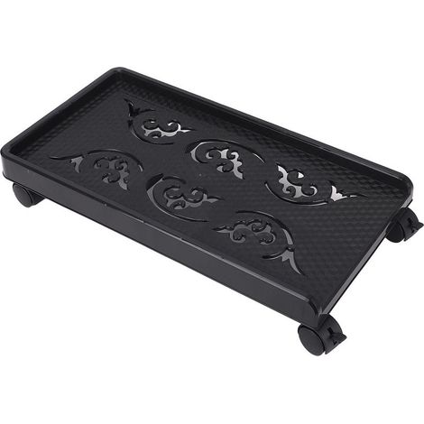 Support CPU - 460x245x80 mm - Pour Tour D'ordinateur Sous Bureau - Charge Max 30 kg - Avec 4 Roulettes Verrouillables - 1 Pièce (1/5)
