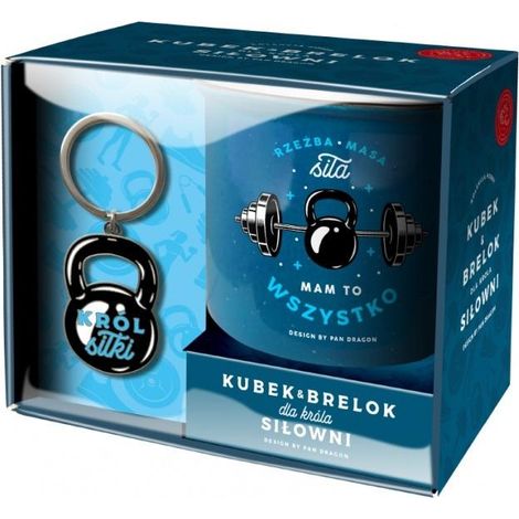 Set tazza + portachiavi Hobby-King of the Gym