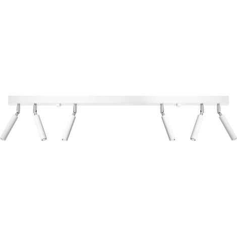 Regleta Koin blanco, 6 luces (1/4)