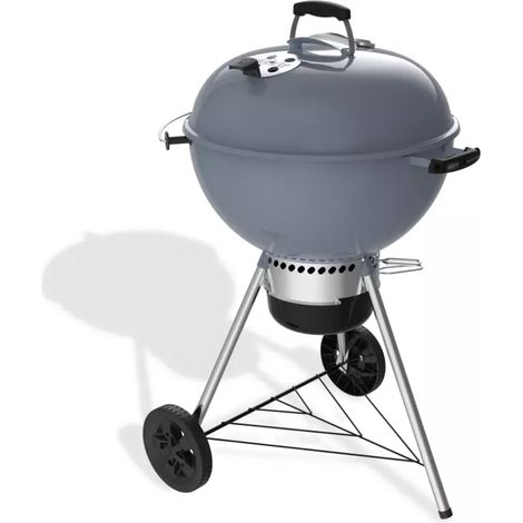 barbecue a carbone weber "master-touch" blu ardesia 61x72,5x90 cm