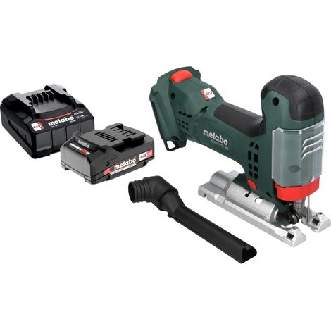 Metabo STA 18 LTX 100 Scie sauteuse sans fil 18 V 100 mm Brushless + 1x batterie 2,0 Ah + chargeur