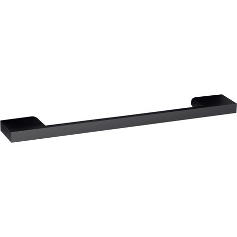 Furniture Handle Square D Shape Handle, 191mm (160mm Centres) - Matt Black