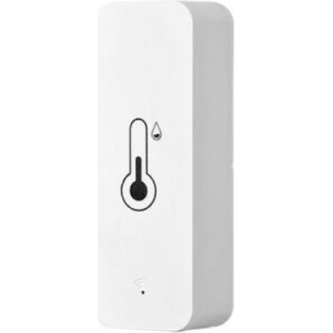 Thermomètre Météo WiFi Surveillance de l'humidité App Alertes Design Compact 71x20x35mm, polyvalent et pratique