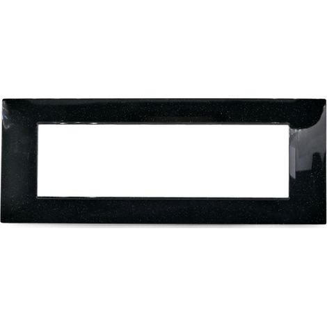 PLACCA 6007-19 7P NERO GLITTER VMR-PLN TECNOPOLIMERO (1/3)