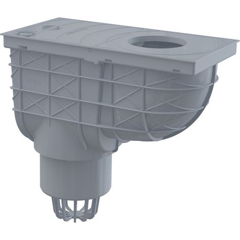 Alcadrain Universal-Regensinkkasten 300×155/110 mm Abgang senkrecht, Grau (1/3)