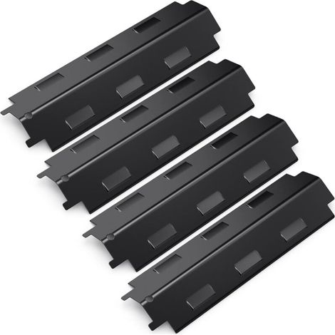 (4PS)Universal Flavorizer Bar, Couvercle de brûleur de 37 cm, Pack de 3 pièces de Rechange en Acier Porcelaine pour Plaque de Flamme, Accessoires de Plaque chauffante pour modèles de Grils (1/5)