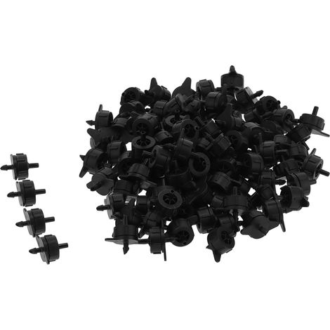 100 pièces/Vente Irrigation de jardin 3004 Tête de goutte à compensation de pression détachable 4L Convient aux tubes capillaires 4/7 (1/5)