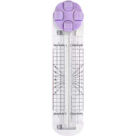 Outil de découpe multifonction 4 en 1 pour papier, 4 styles, pour scrapbooking, pour garçons et filles, violet (1/5)