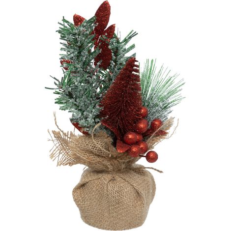 Weihnachtsbaum, 24 cm, rot (1/3)