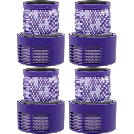 Filtre HEPA pour aspirateur cyclone sans fil. Compatible avec les modèles Dyson V10 et SV12. Filtre HEPA haute densité de rechange lavable – Lot de 4 (1/5)