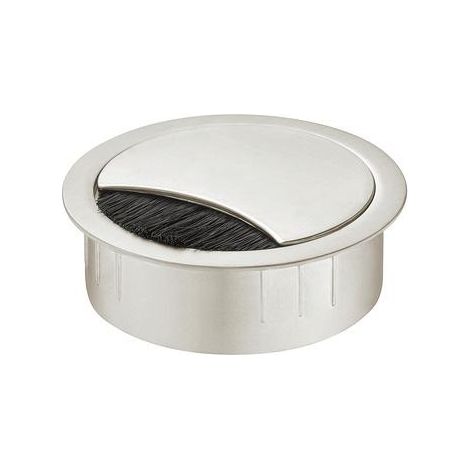 Weißer Kabeldurchlass Ø80mm für Büros