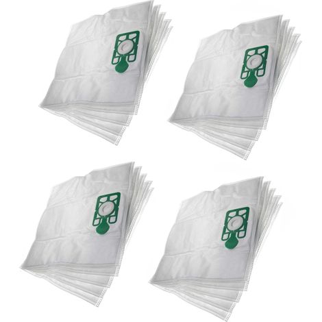 vhbw 20x bolsa reemplaza Numatic NVM-2BH, 604016 para aspiradora - vellón micro, 43 cm x 43 cm blanco