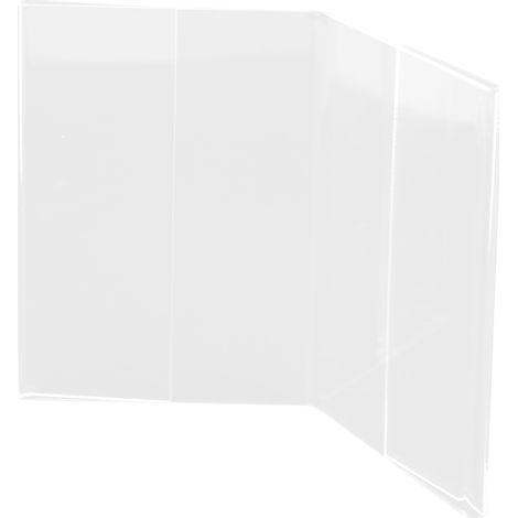 Cadre photo en acrylique transparent modèle V, support autoportant pour film Instax Mini 3 pouces (7,6 cm). (1/5)
