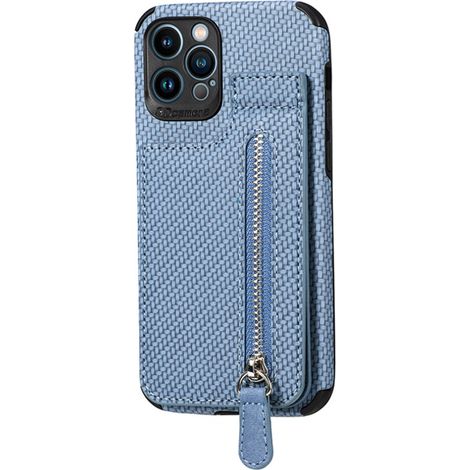 Elegante custodia protettiva per iPhone 14 Pro, resistente e antiurto, realizzata in ecopelle con scomparto per carte di credito, perfetta per le uscite di tutti i giorni, i viaggi e la vita in città. (1/2)