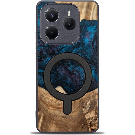 Custodia Bewood Unique per Xiaomi Redmi Note 14 5G - Pianeti - Nettuno con MagSafe (1/3)