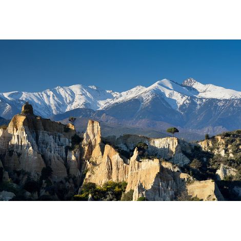 Tableau sur toile le Canigou 45x65 cm - Impression sur Toile Murale Décorative - Image imprimée en HD sur Toile - Toile sur Châssis en Bois FSC - Fabriqué en France (1/4)