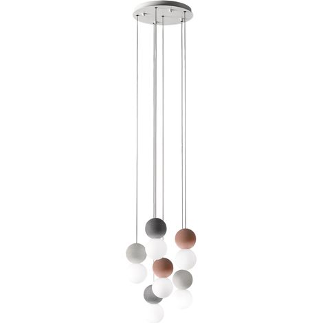 Lampada a Soffitto LUNA P/P 3xGX53 Max 3x8W Bianco - Struttura in Metallo e Diffusore in Alluminio - Gea Luce - Illuminazione per Interni (1/3)