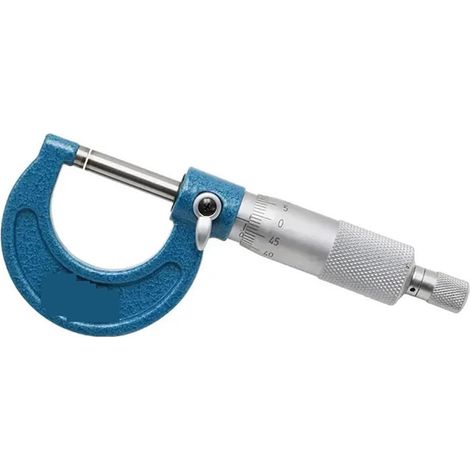 Outil de Mesure micromètre intérieur extérieur micromètre gradué 0-25mm 0.01mm (1/4)