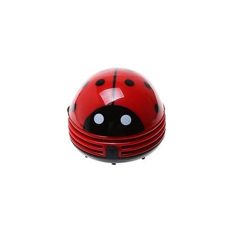 Mini Aspirateur de Table électrique,Mini Aspirateur a Main Collecteur de Poussière Forme de Coccinelle Bureau (1/5)