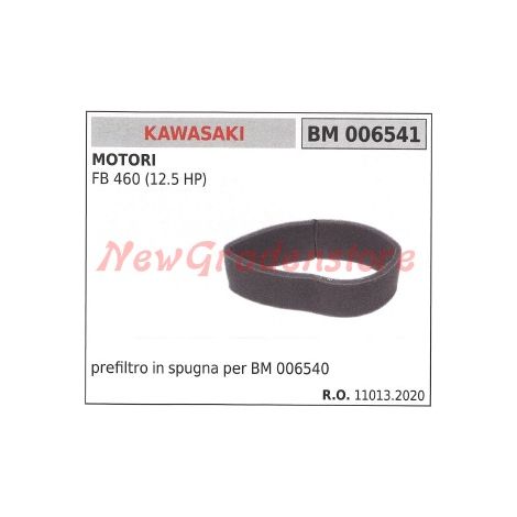 Prefiltro aria in spugna KAWASAKI motore FB 460 (12.5 HP) 006541