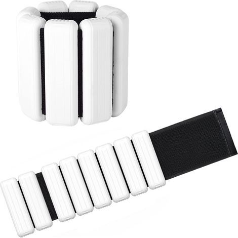 Gewichtetes Silikon-Armband – Verstellbares Fitnessarmband zum Laufen, Krafttraining und Joggen. Tragbares, gewichtetes Armband für Damen und Herren, 900 g (2 lbs). (1/5)