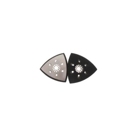 Juego de 4 almohadillas de lijado triangulares, almohadilla de lijado triangular, accesorio multiherramienta, almohadilla de lijado triangular, almohadilla de lijado triangular (93 mm)