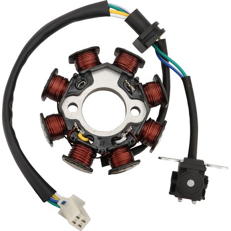 Motorcycle ignition coil, compatible with various models such as GSX110/FX110/FD110/Viva110/Best110, high-voltage CDI ignition coil OE32101-30D00.--DTEKGAZ