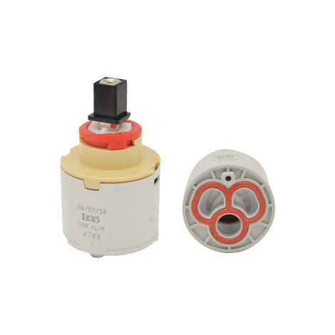Cartuccia di ricambio 35 mm modello B35 dischi ceramici lavelli monocomando ricambio (1/4)