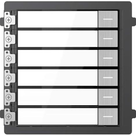 Hikvision - 305302236 - INOX, 6 appel, 6 plaque signaletique, blacklight