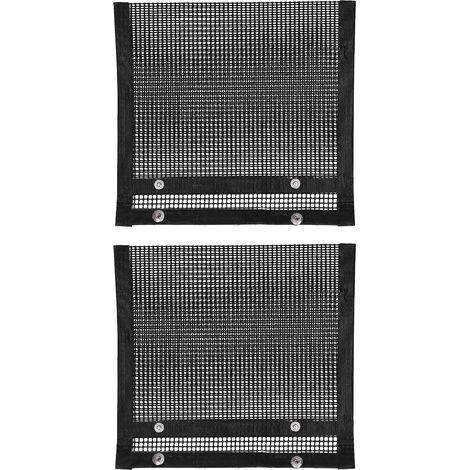 2-teiliges Set antihaftbeschichteter Grillbeutel für Barbecue, hitzebeständig, Küchenutensil 22 x 27 cm (1/5)