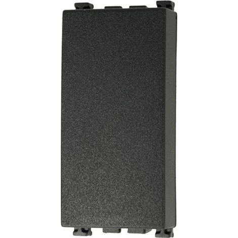 Copriforo Falso Polo 1M 2 Pezzi Nero Compatibile Vimar Arke' SD90000