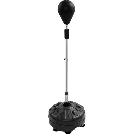 Saco de boxeo, altura ajustable, construcción resistente, color negro. (1/2)