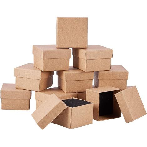 24pcs Gift Boxes for Bracelets Rings 5x5cm Small Cardboard Boxes for Jewelry Bracelets (1/5)