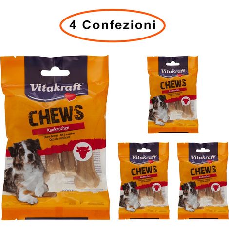 Vitakraft osso mini per cani snack chews 7,8 cm 4 confezioni da 4 pezzi 100 gr (1/5)