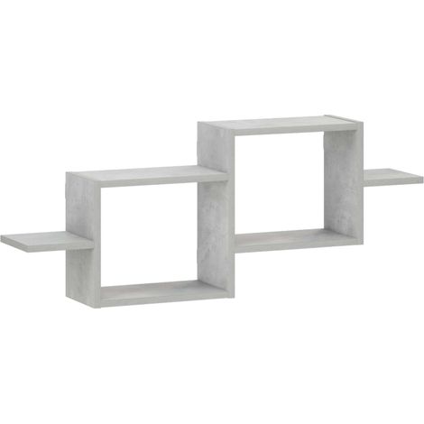 Wall Shelf Concrete Grey 95 x 17 x 37 cm Engineered Wood vidaXL (1/5)