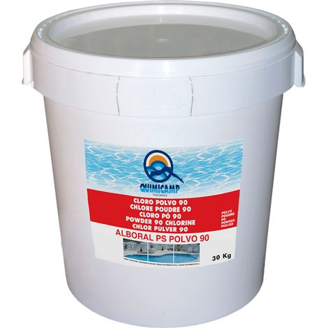Cloro lento Alboral PS polvo 90, 30 kg. QUIMICAMP