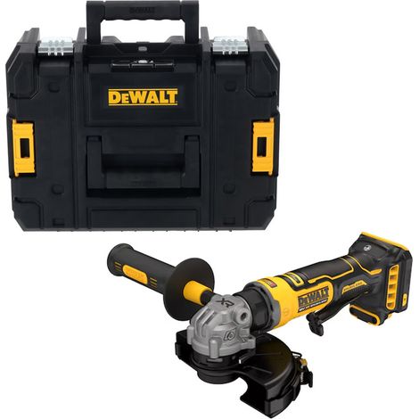 Dewalt – Meuleuse compacte Ø125mm XR 18V – 760 MWO, 11 000 tr/min, frein électronique – Pour espaces confinés – DCG404NTXJ