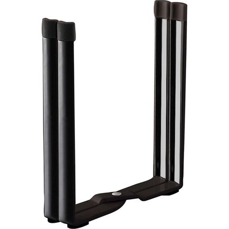 Égouttoir à vaisselle - Porte-bouteilles pliable - Étagère de rangement - Égouttoir à vaisselle noir - Égouttoir en acier au carbone noir - Égouttoir à vaisselle - Acier au carbone (1/4)
