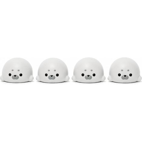 Cute Seal Squishy Series Set of 4 Squeezable Soft Animal Figures (1/5)