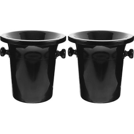 2 pièces Crachoir à vin, seau à vin, seau à glaçons, seau à champagne, crachoir, tonneaux à vin (1/5)
