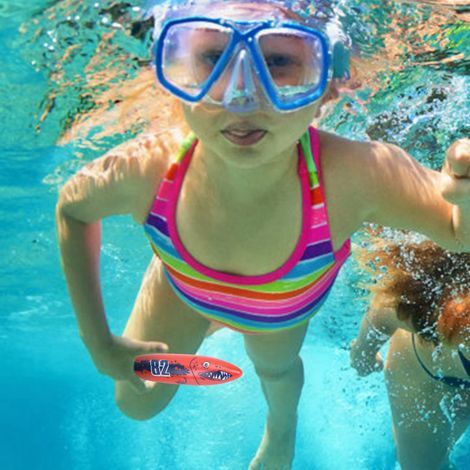 4-teiliges Unterwasser-Torpedo-Poolspielzeug, Sommer-Tauchspiel