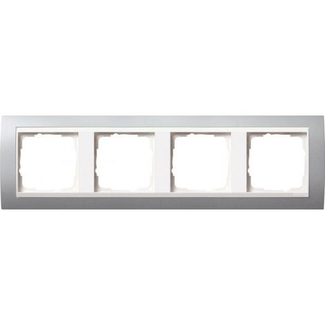 Gira Telaio di copertura 4f Anello intermedio RW Gira Event F Alu [0214326], 0214 326