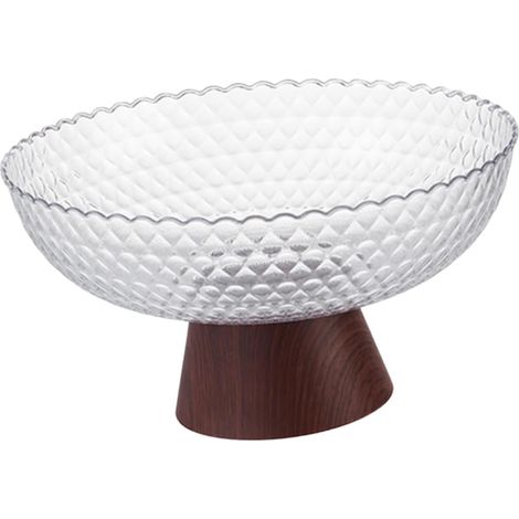 Estante para frutas, estante multifuncional decorativo de mesa para verduras, estante para postres, transparente