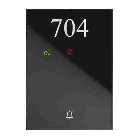BTIFL4650 indicatore fuori porta con finitura placca colore NERO
