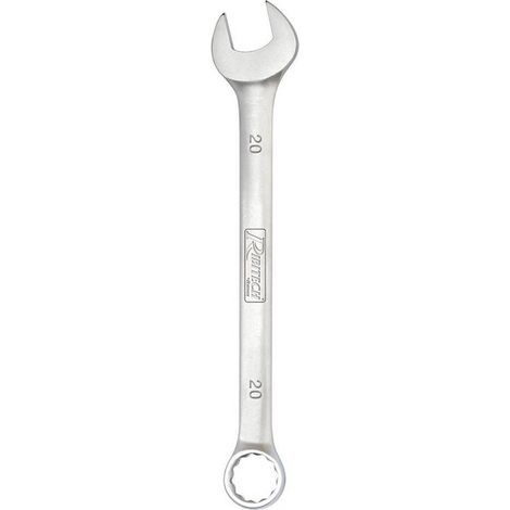 Clé Mixte 20 mm - Acier 40Cr-V - Embout Ouvert et Fermé - Résistante et Durable - D-Work (1/2)