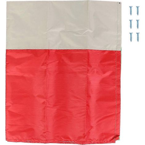 Voile de protection 210D Oxford 132x226cm pour balançoire, auvent de jardin imperméable, housse anti-UV, bâche extérieure avec cordon, équipement terrasse (1/5)