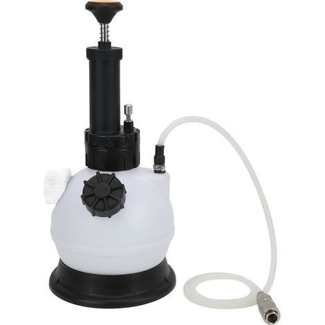 Purgeur de freins manuel 2L, manomètre 30 psi avec clé de sécurité pour véhicules européens (1/5)