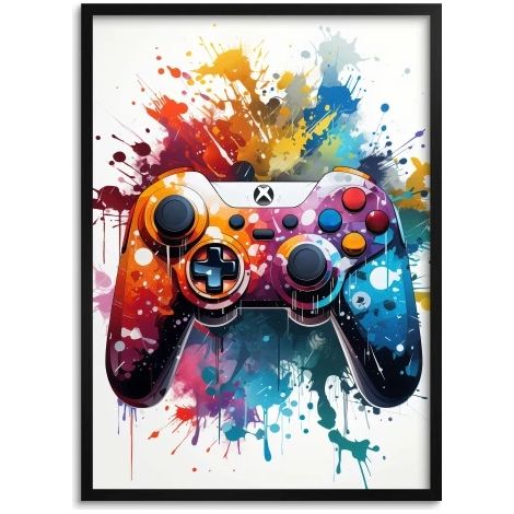 Affiche encadrée pour console Xbox de jeu pour jeunes joueurs 50 x 70 (1/5)