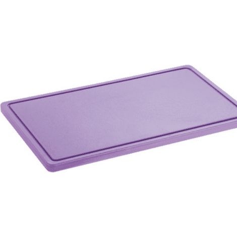 Planche à découper (L)490 x (P)285 mm, HACCP, en polyéthylène violet (1/3)