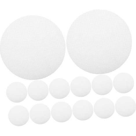 30pièces Tapis Vapeur Silicone Rond Réutilisable pour Cuisson Raviolis Brioches Légumes Dim Sum Riz Poisson Paniers Vapeur Bambou'-'- (1/5)